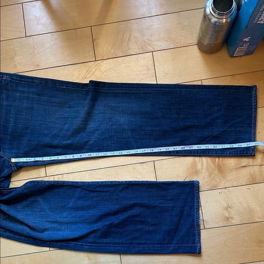 Citizens of Humanity Evans Men's Straight-Leg Jeans in Dark Blue Denim Size 34 - Picture 12 of 14